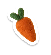 Felt Carrot